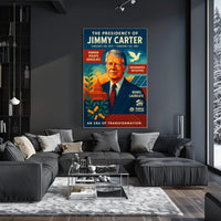 Jimmy Carter Era of Transformation Poster Wall Art PosterGoat