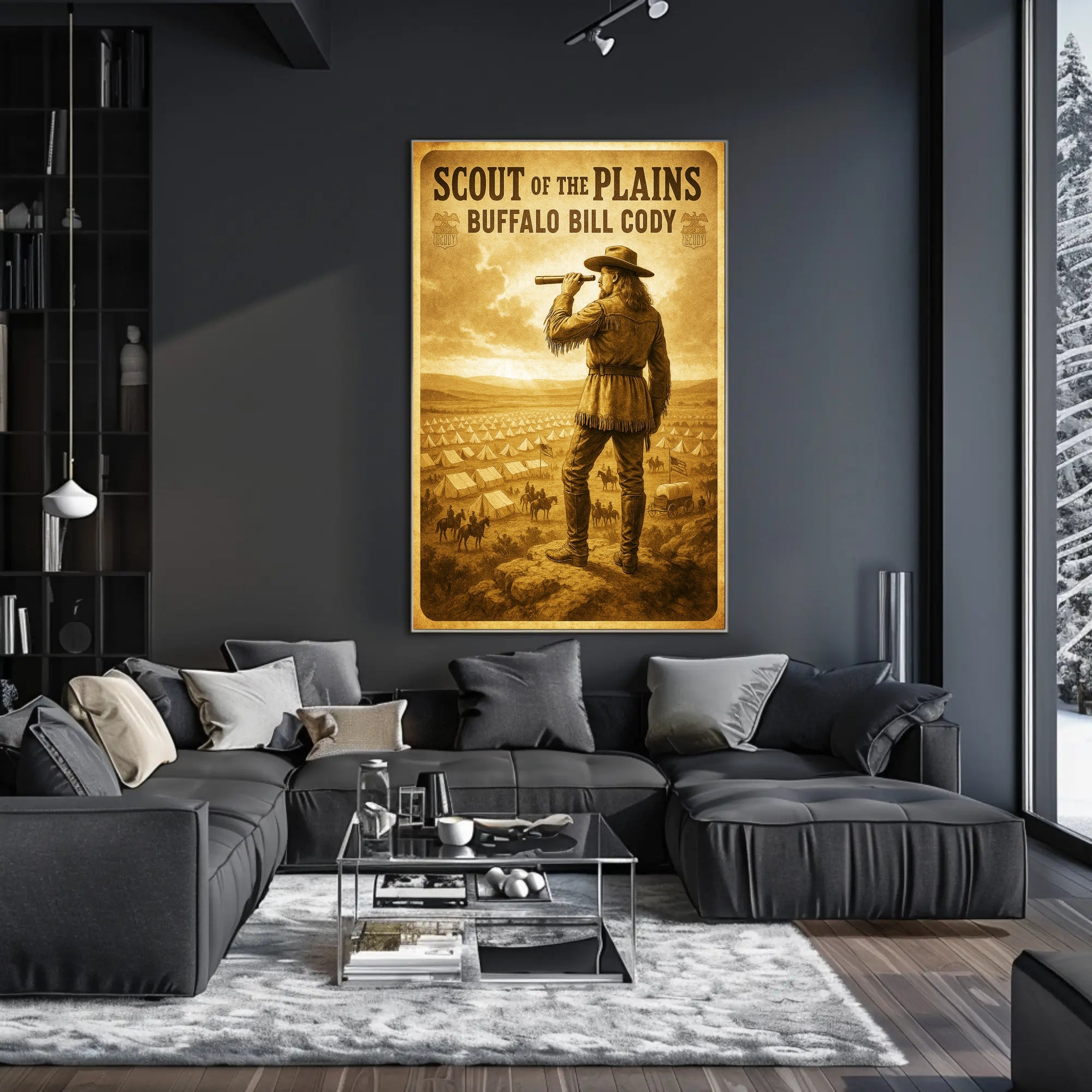 Buffalo Bill Cody Scout of the Plains Poster PosterGoat