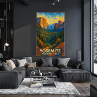 Yosemite National Park Poster Wall Art Print 18x24 Inches