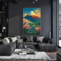 Majesty of Mount Fuji Poster