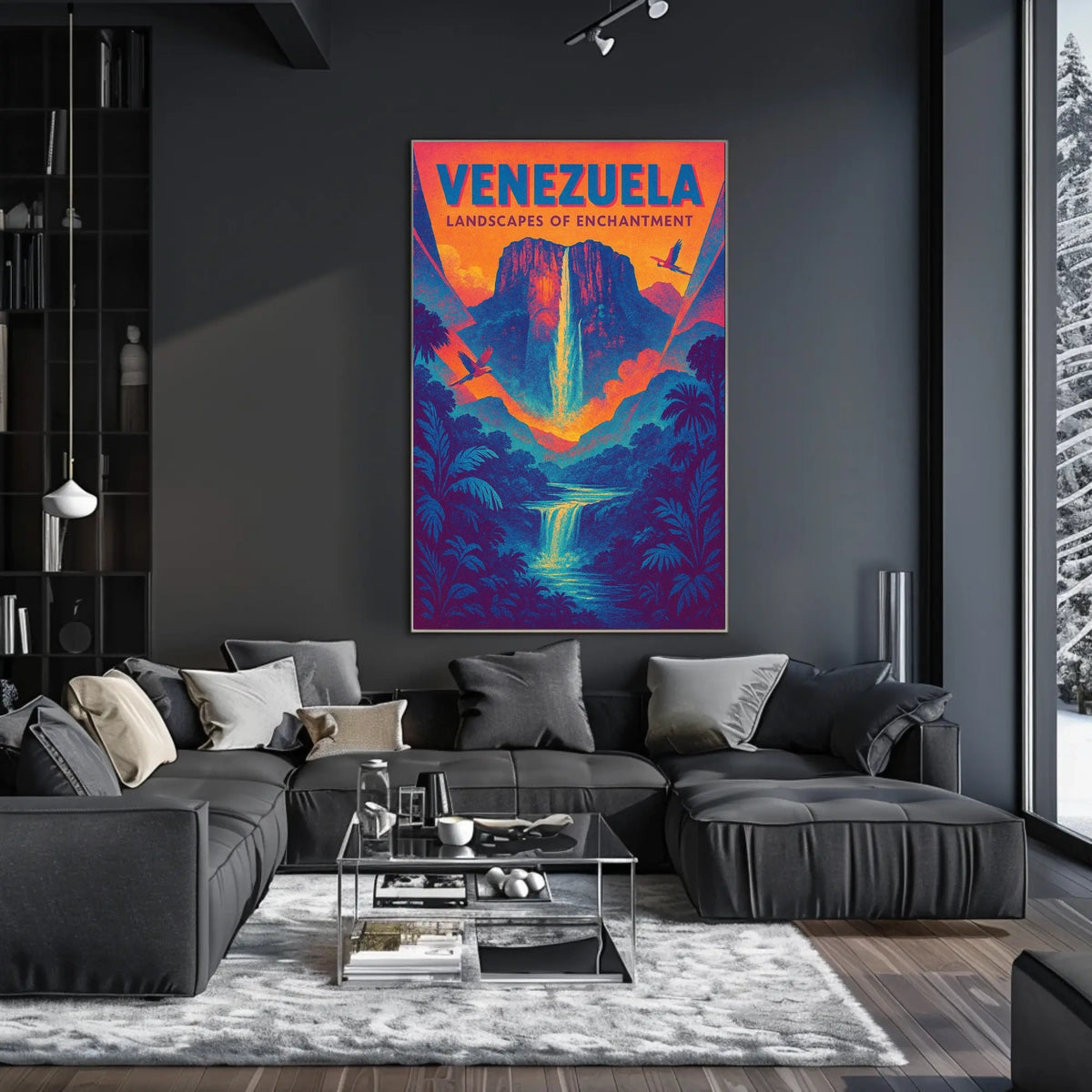 Venezuela Landscapes Of Enchantment Poster