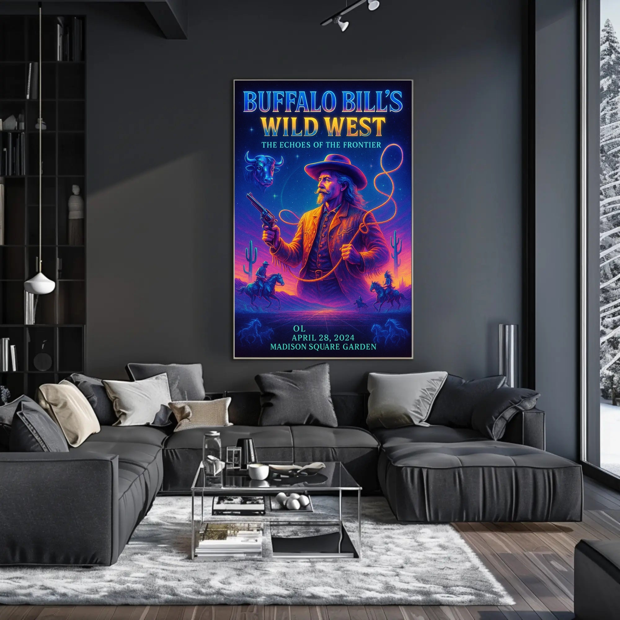 Buffalo Bill's Wild West Show Poster Art Print PosterGoat