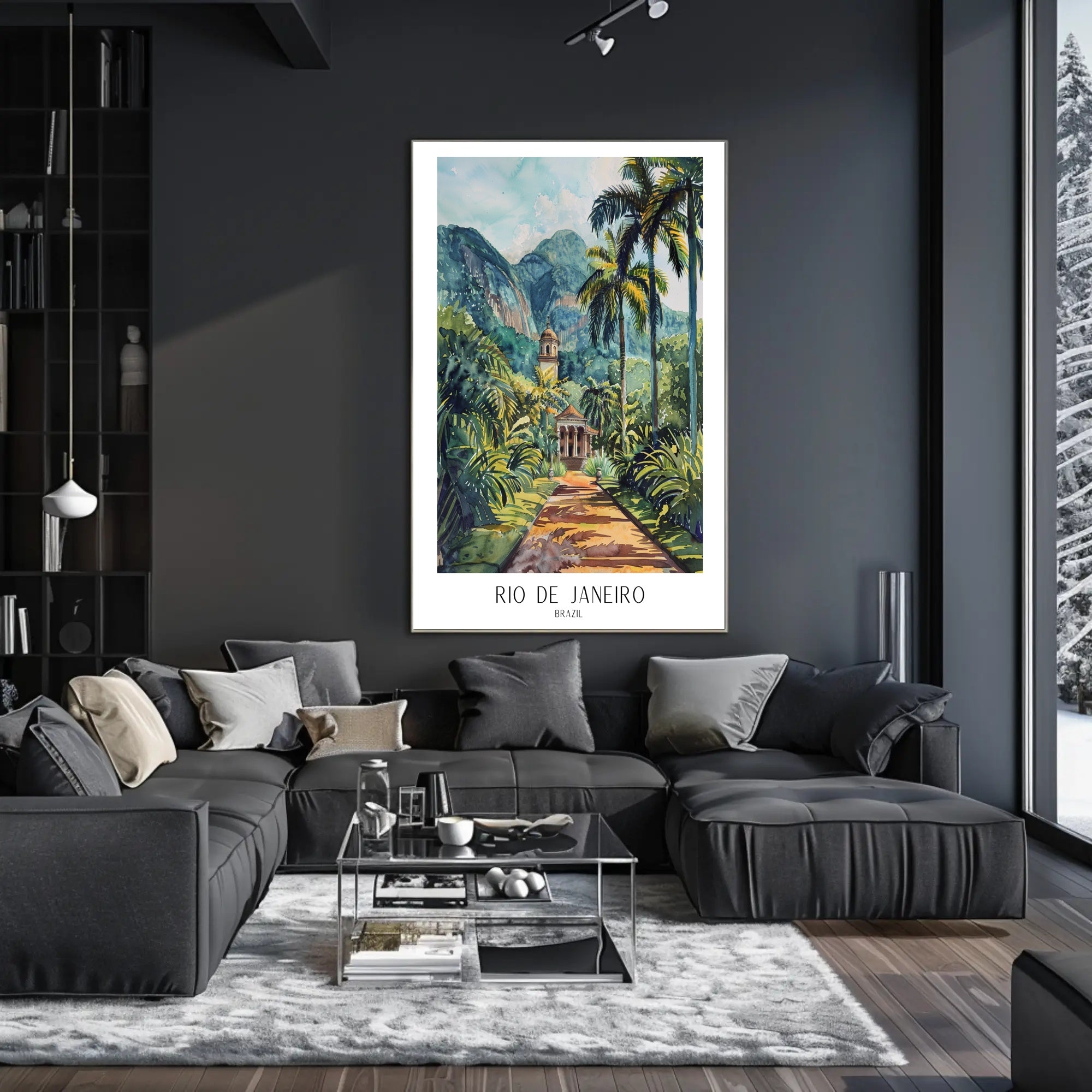 Tropical Pathway in Rio de Janeiro Poster PosterGoat