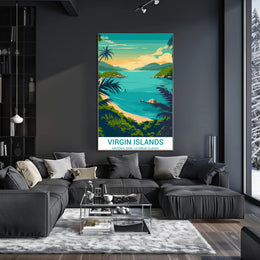 Scenic Virgin Islands National Park Travel Poster