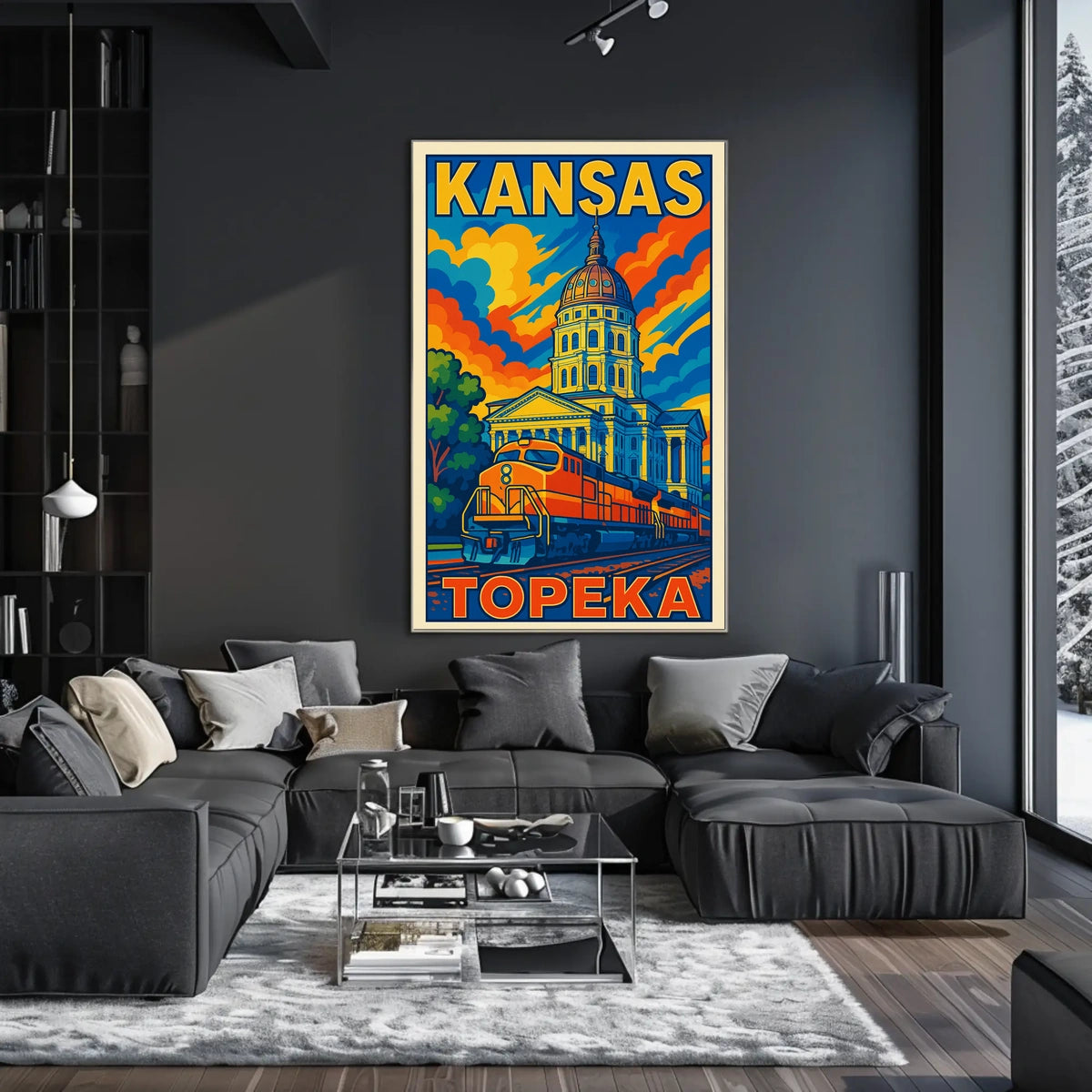 Kansas Topeka Poster