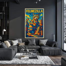 Felinezilla Poster