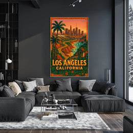 Los Angeles California Dreaming Poster