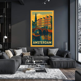 Amsterdam Scenic Poster