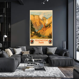 Yellowstone Park Scenic Poster PosterGoat