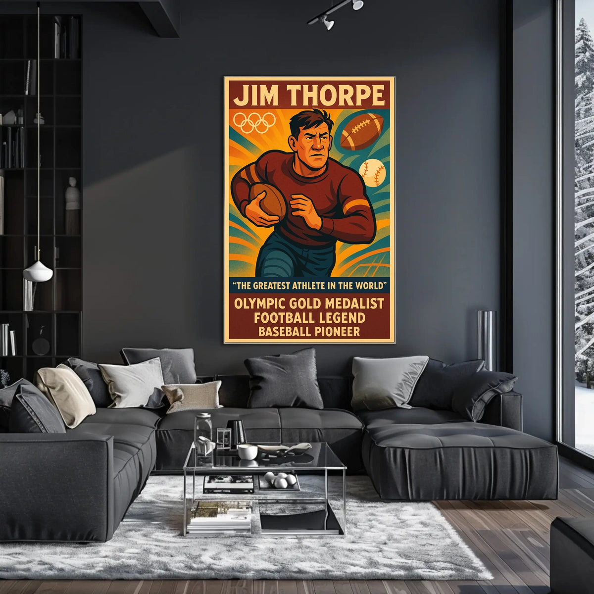 Celebrating Jim Thorpe A Legendary Athlete Jim Thorpe Poster
