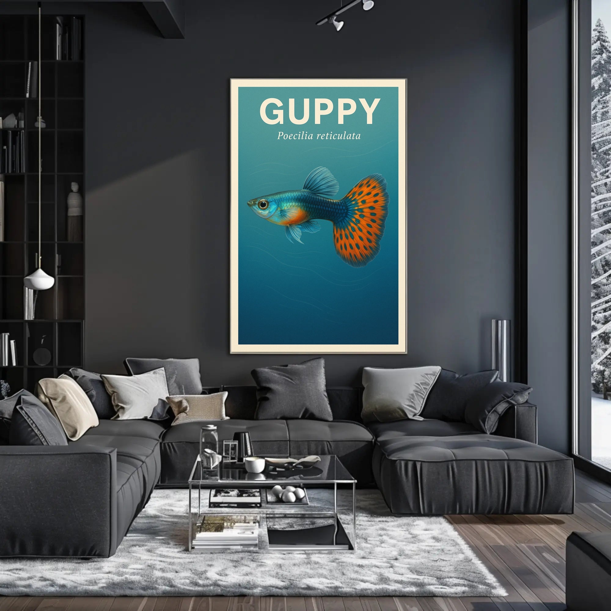 GuppyPoecilia reticulata Poster PosterGoat