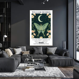 William Morris Cotton Prints Exhibition Poster