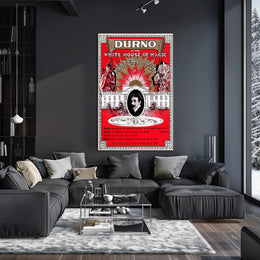 Durno the Magician Vintage Magic Show Cultural Poster
