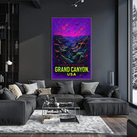 Grand Canyon A Wonder in Technicolor Poster