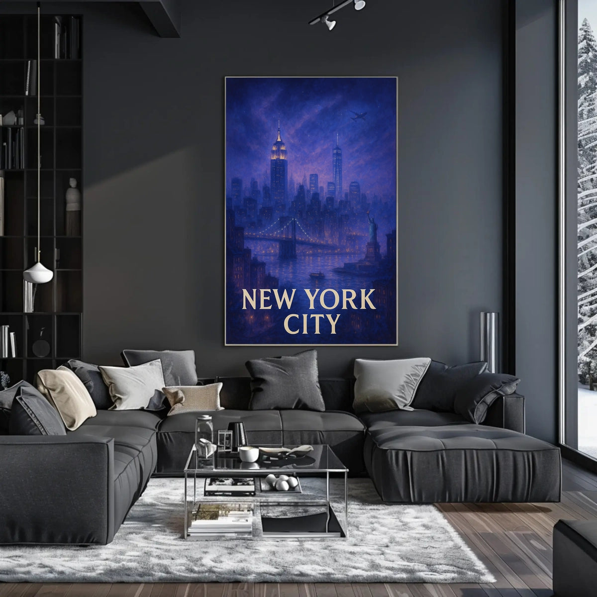 New York City Skyline Poster