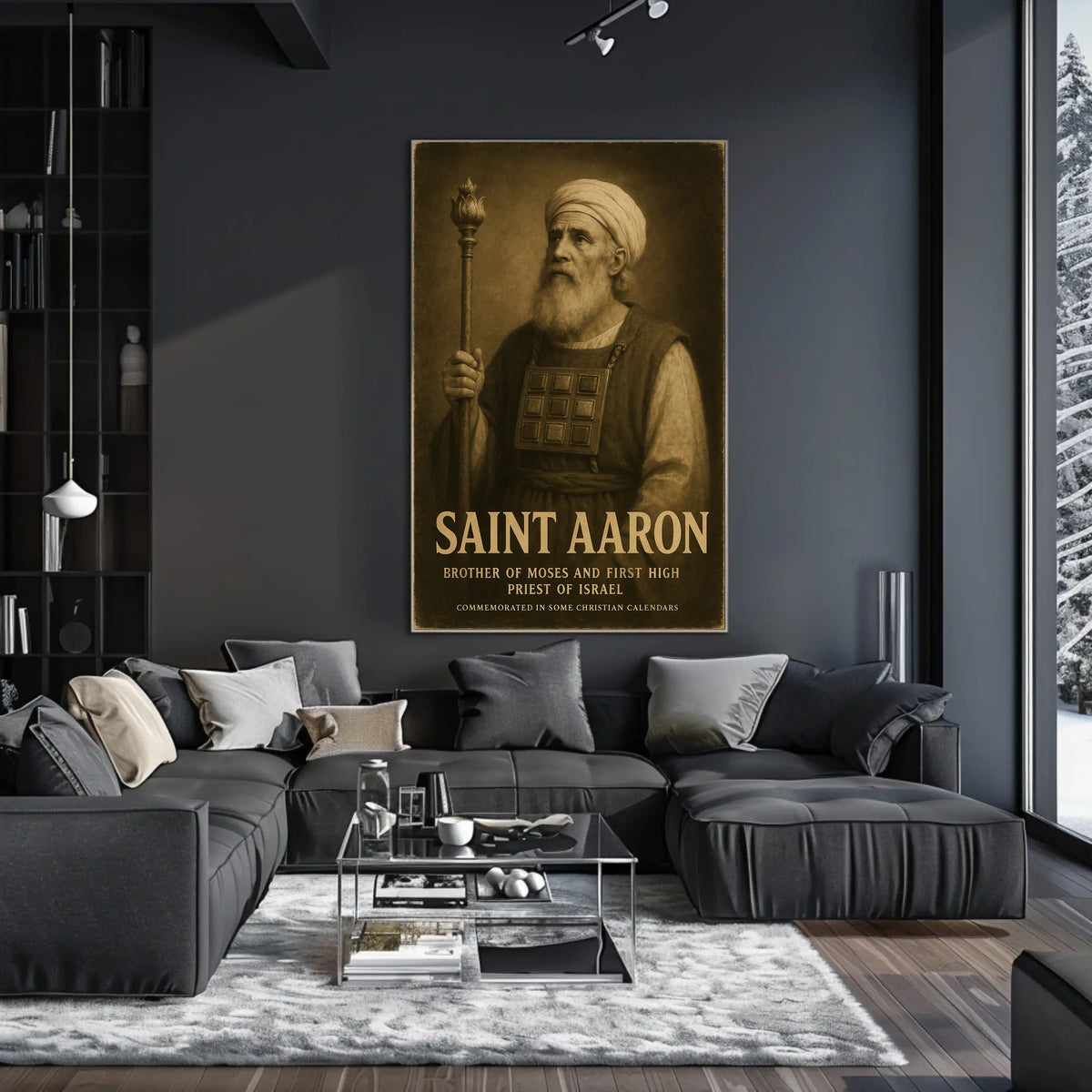 Saint Aaron Brother Of Moses Poster