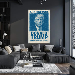 Trump Leadership Legacy Patriotic Portrait Poster