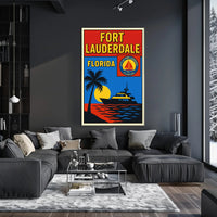 Fort Lauderdale, Florida Poster PosterGoat