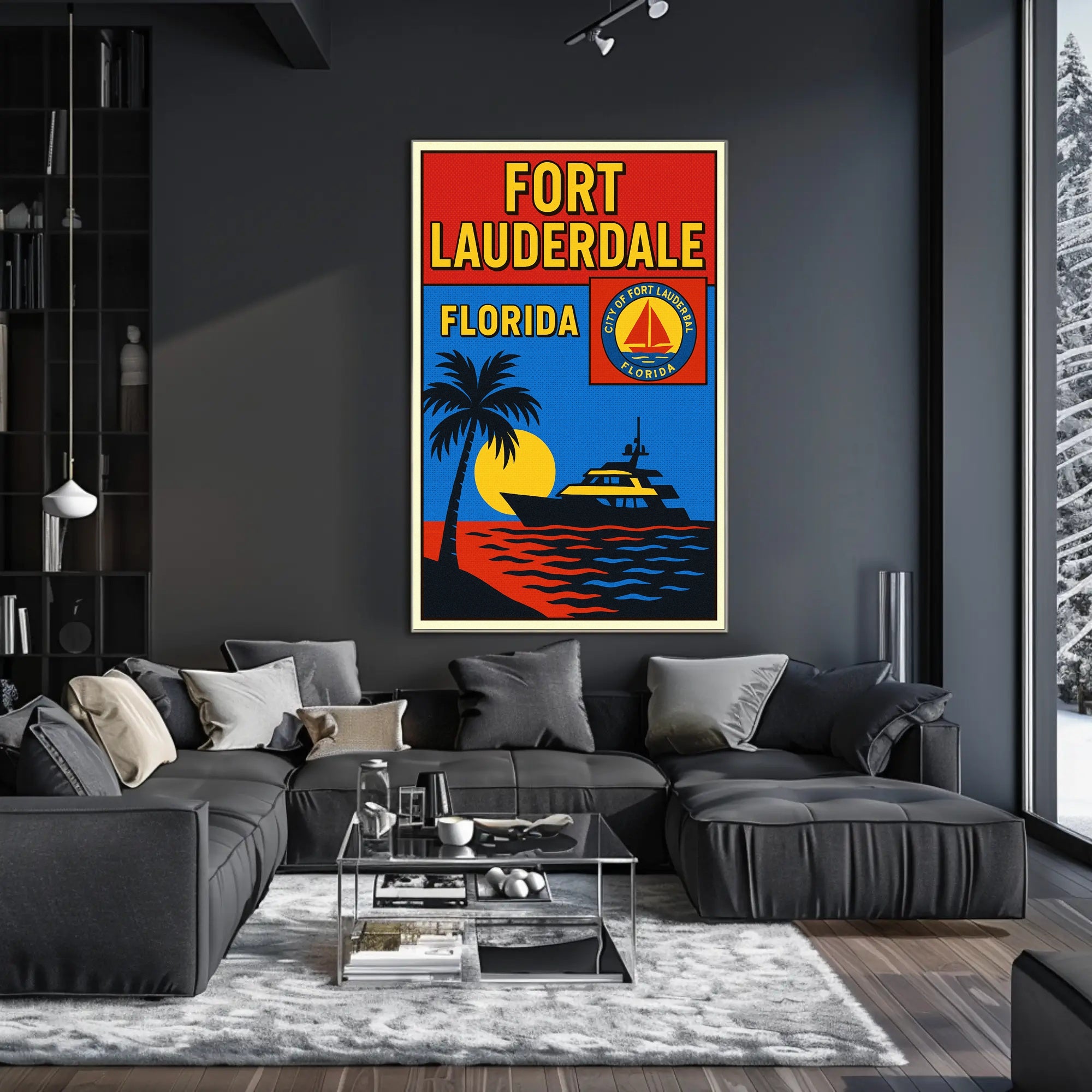 Fort Lauderdale, Florida Poster PosterGoat