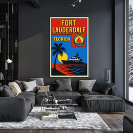 Fort Lauderdale, Florida Poster PosterGoat