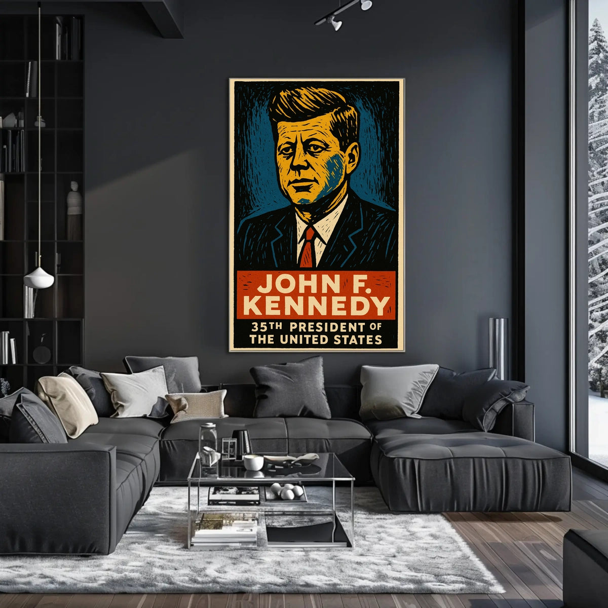 John F. Kennedy 35Th President Poster