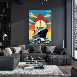 Voyage into the Sunset Poster