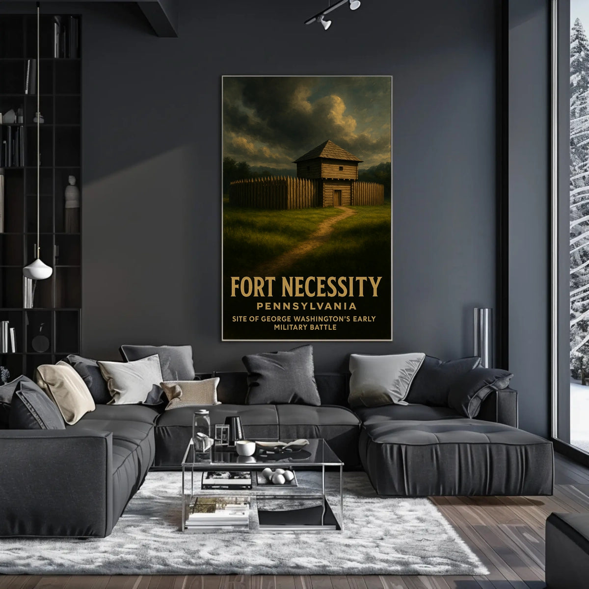 George Washington At Fort Necessity Poster