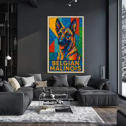 Belgian Malinois Art Poster