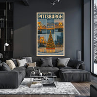 Winter In Pittsburgh Poster