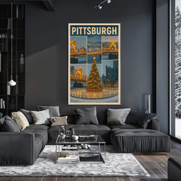 Winter In Pittsburgh Poster
