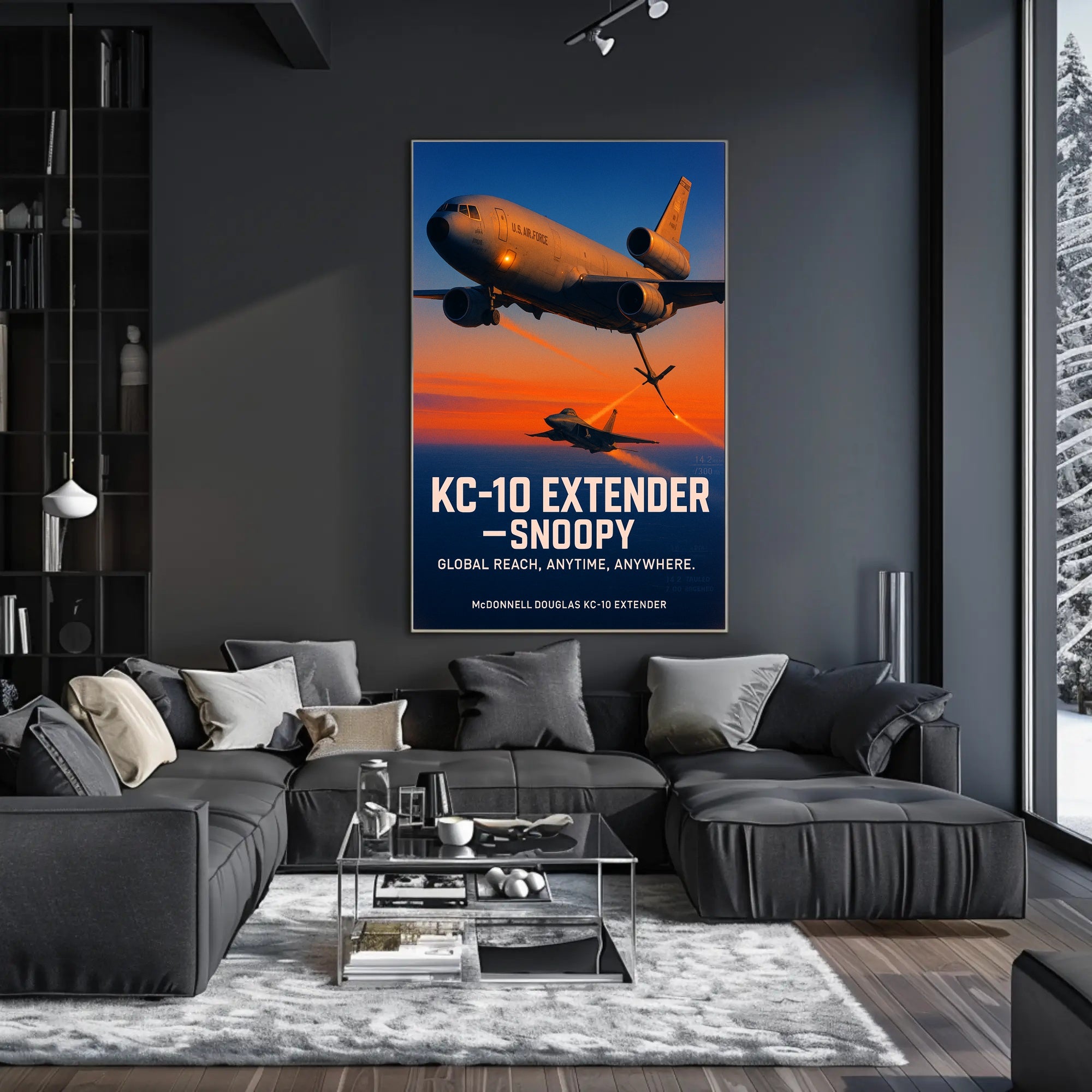 KC-10 Extender Global Reach Poster PosterGoat