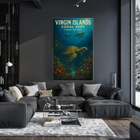 Virgin Islands Coral Reef Poster
