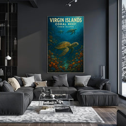 Virgin Islands Coral Reef Poster