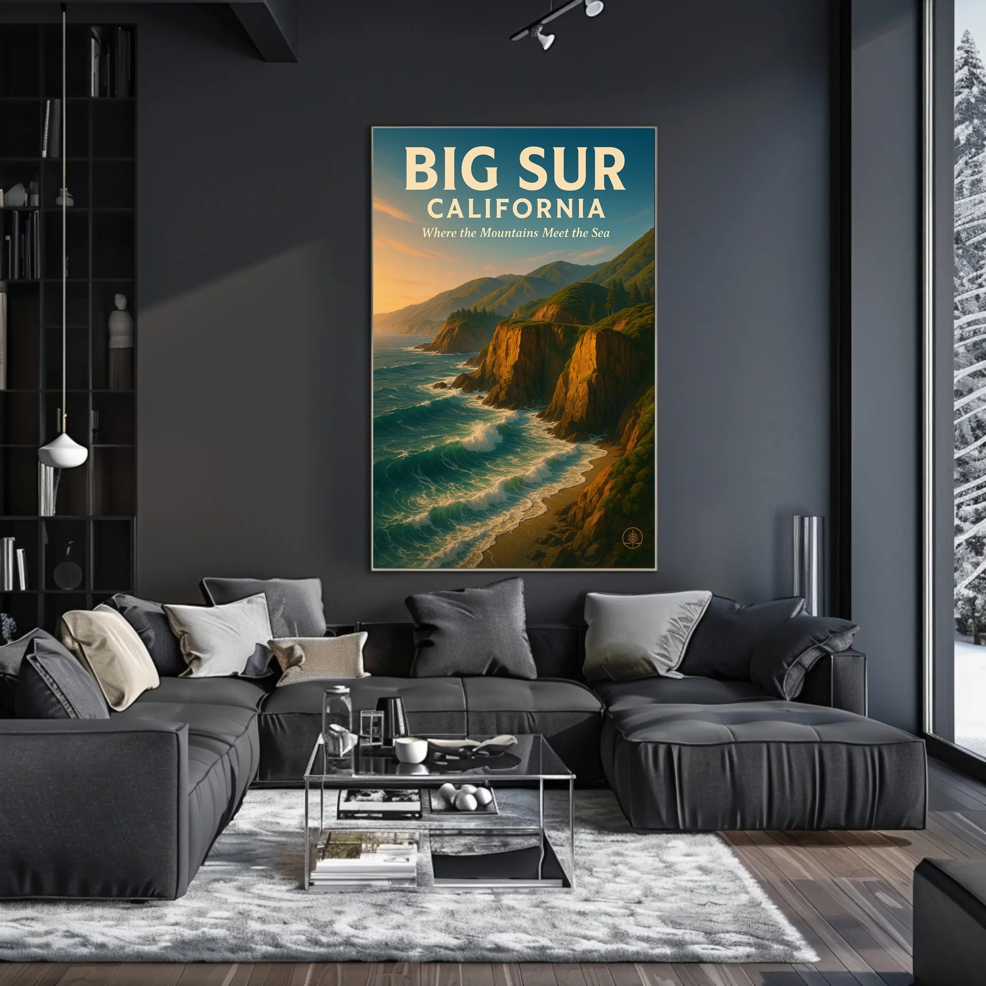 Big Sur California Poster PosterGoat