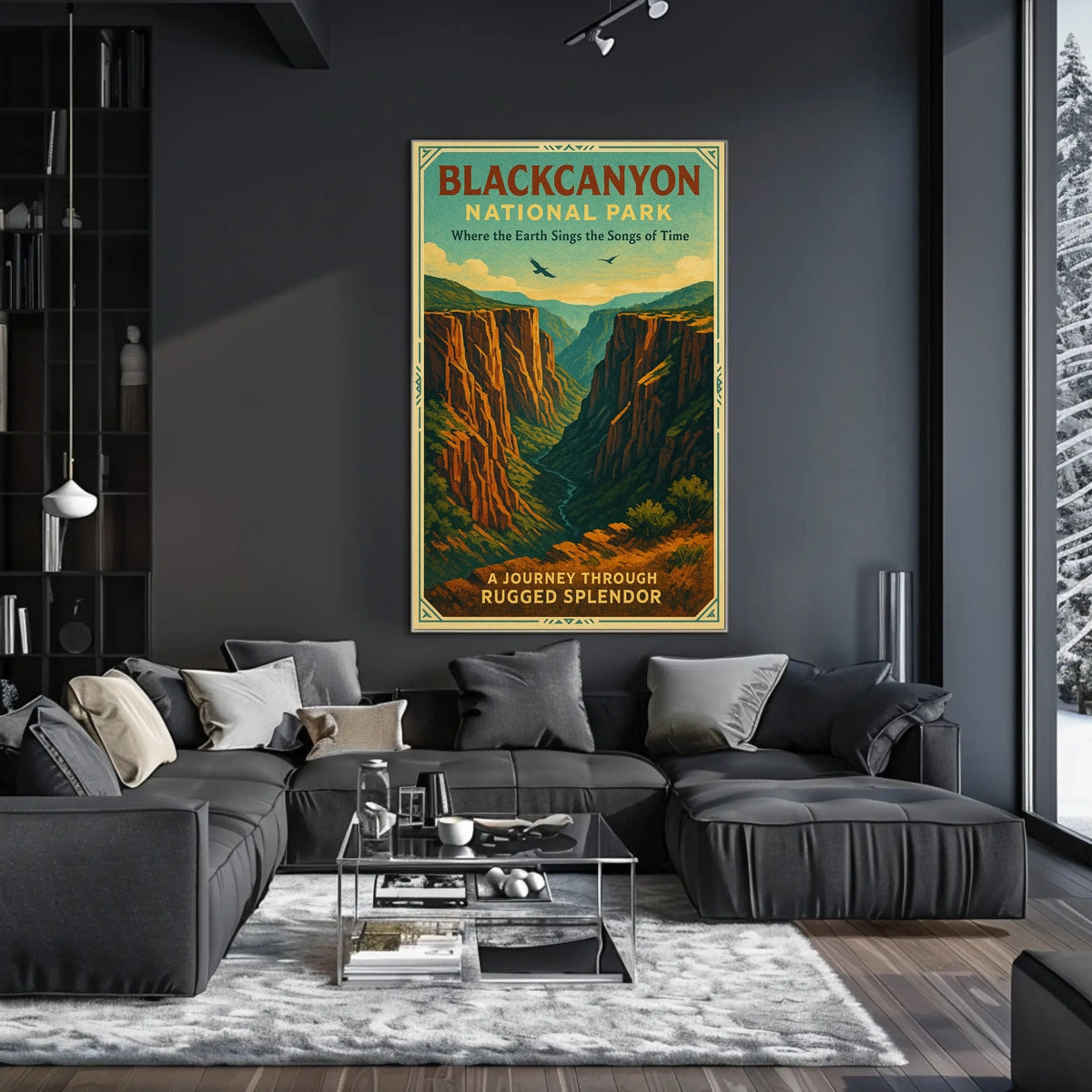 Blackcanyon National Park Poster