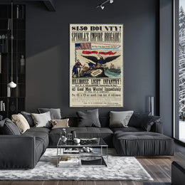 Civil War Era Military Recruitment Poster