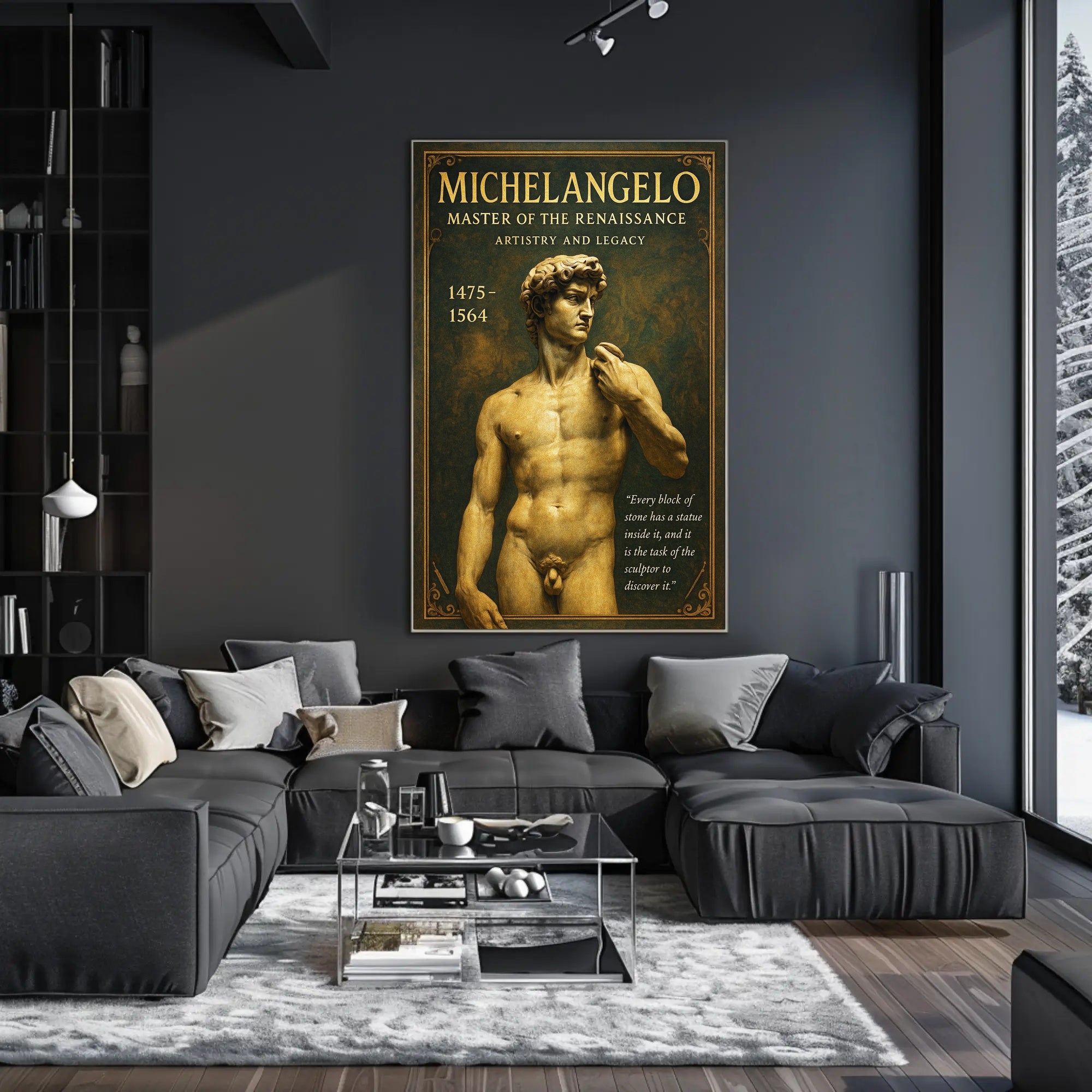 Michelangelo Master of the Renaissance Poster PosterGoat
