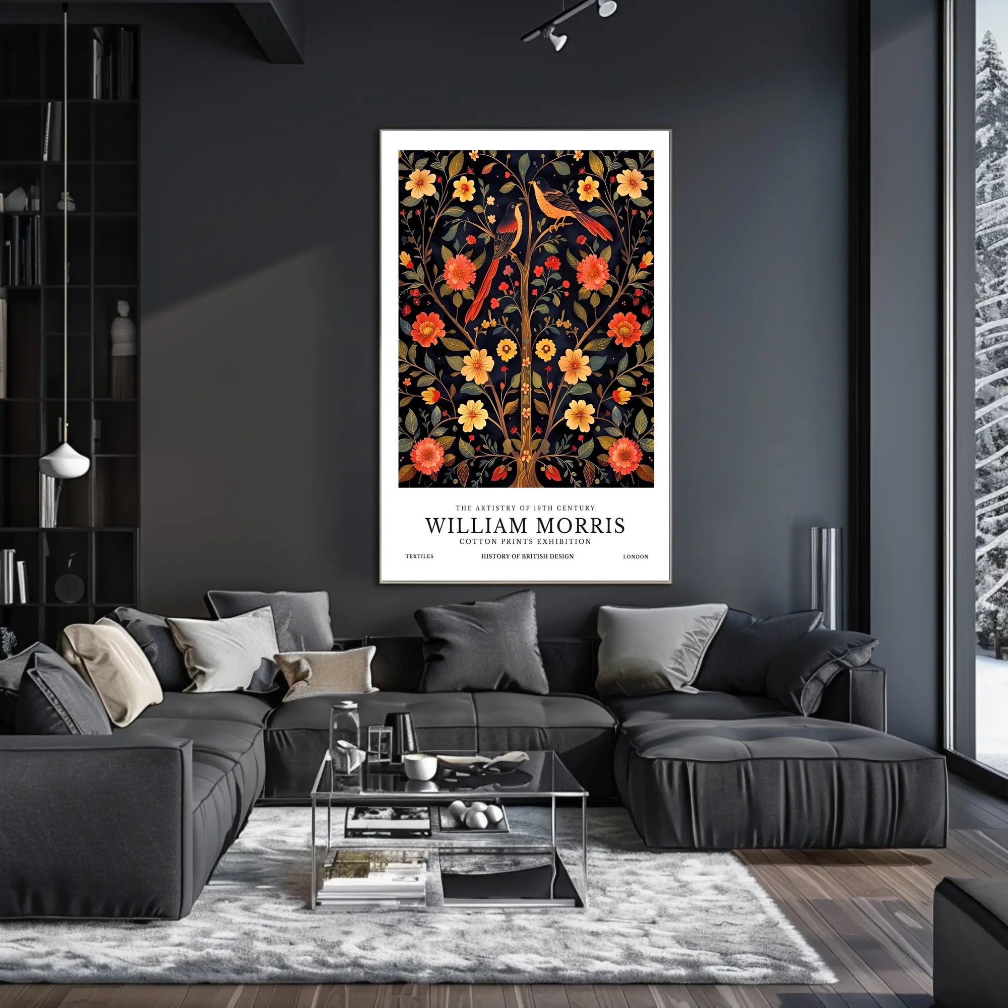 William Morris Cotton Prints Heritage Poster