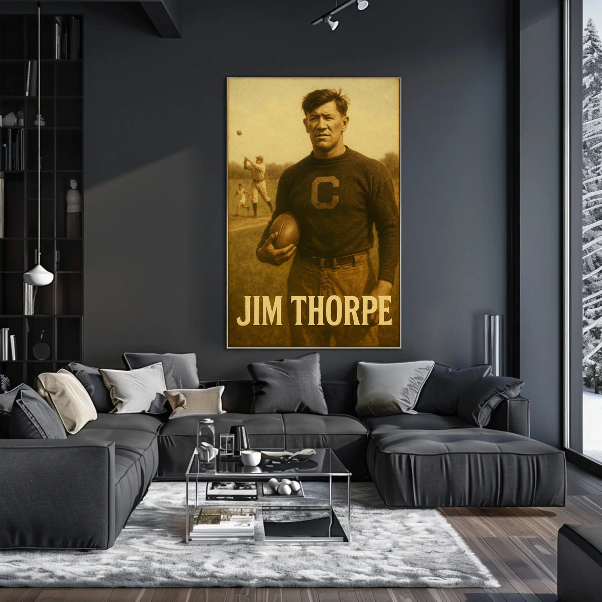 Jim Thorpe Legendary Athlete Poster