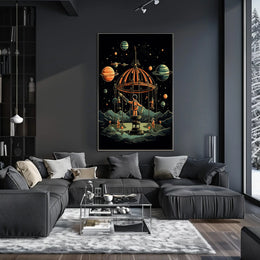 Cosmic Carousel Poster