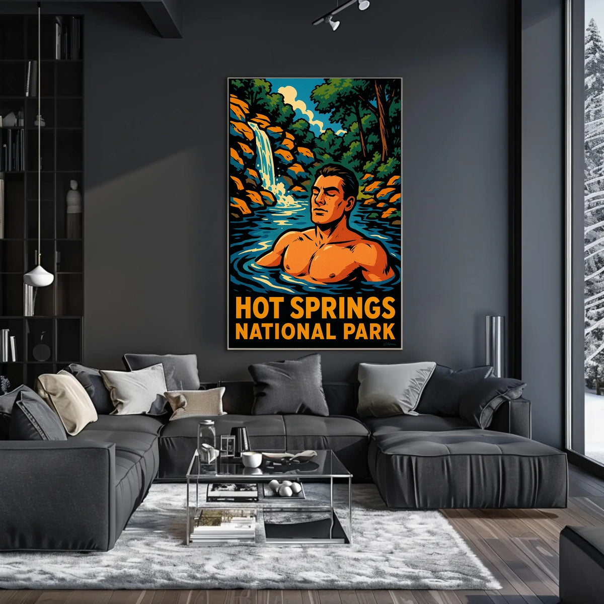 Hot Springs National Park Scenic Wanderlust Poster