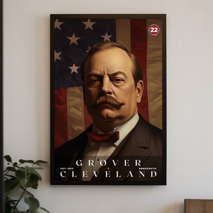Grover Cleveland 22nd President Of The United States Portrait