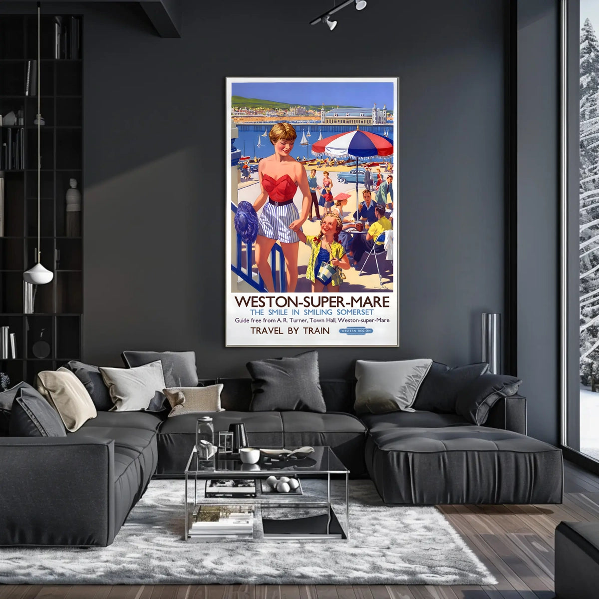 Weston-Super-Mare The Smile In Poster