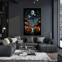 Cosmic Village Poster