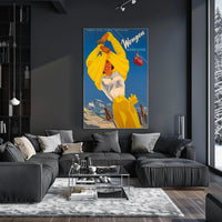 Wengen Ski Resort Poster