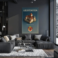Liechtenstein Vaduz Castle Poster
