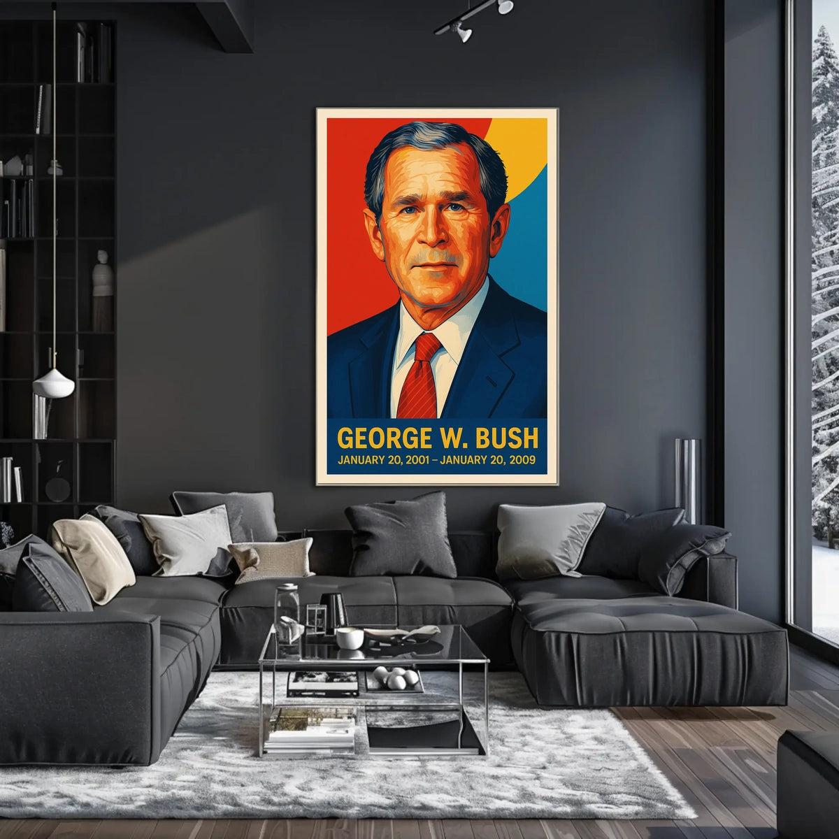 George W. Bush Presidential Portrait Poster