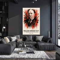 William Howard Taft Portrait: Historical or Presidential Poster