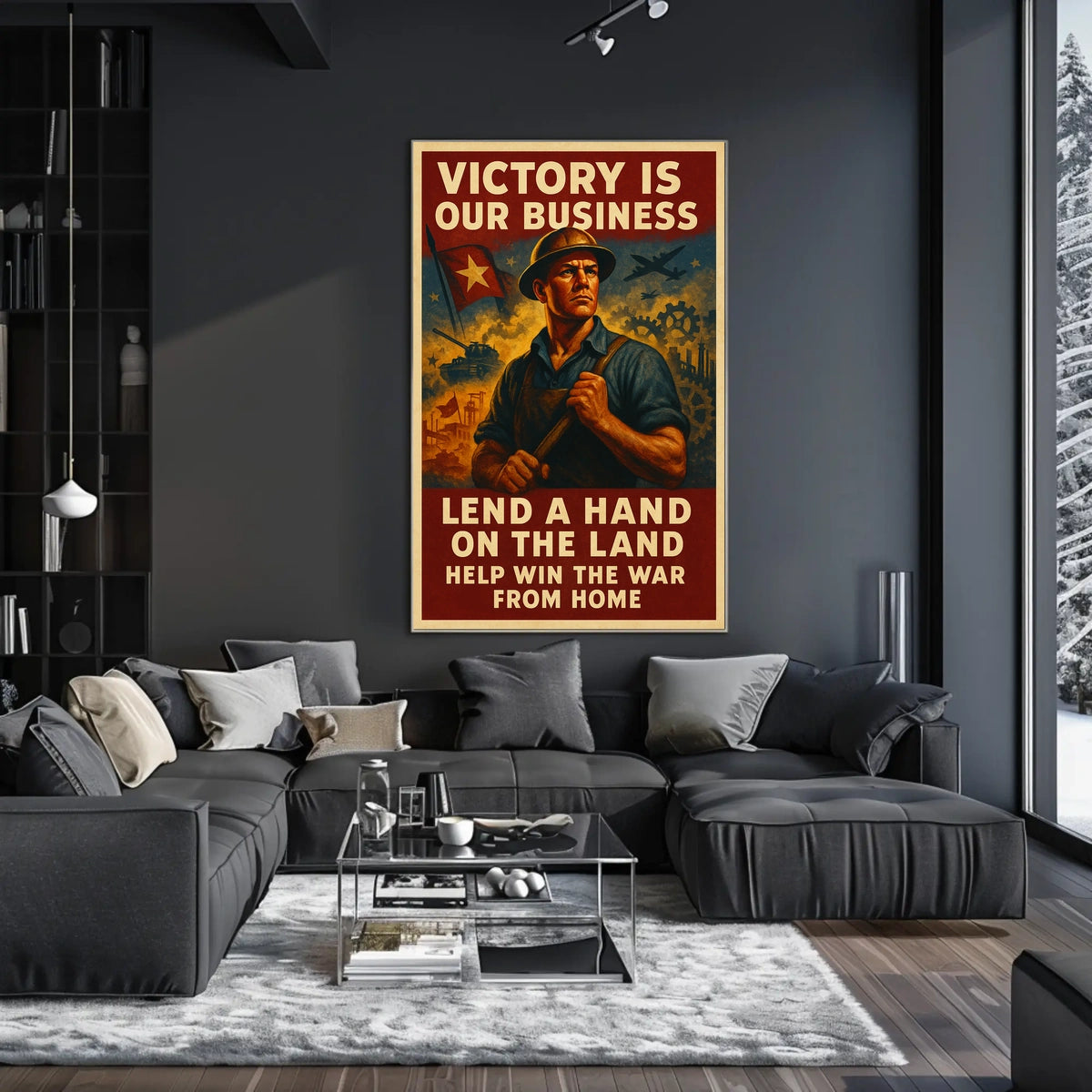 Victory is Our Business Poster