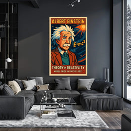 Albert Einstein Theory Of Relativity Poster